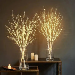 1 PC White Birch Branch Lights