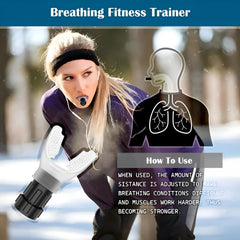 Portable Breathing Device Endurance Workout with Adjustable Resistances