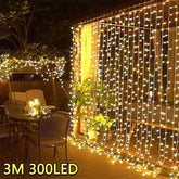 3M LED Curtain String Lights Fairy Decoration.