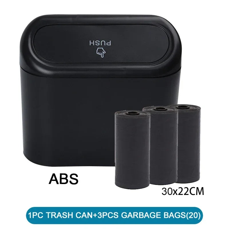 3Pcs Car Trash Can (with Lid)