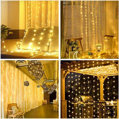 3M LED Curtain String Lights Fairy Decoration.