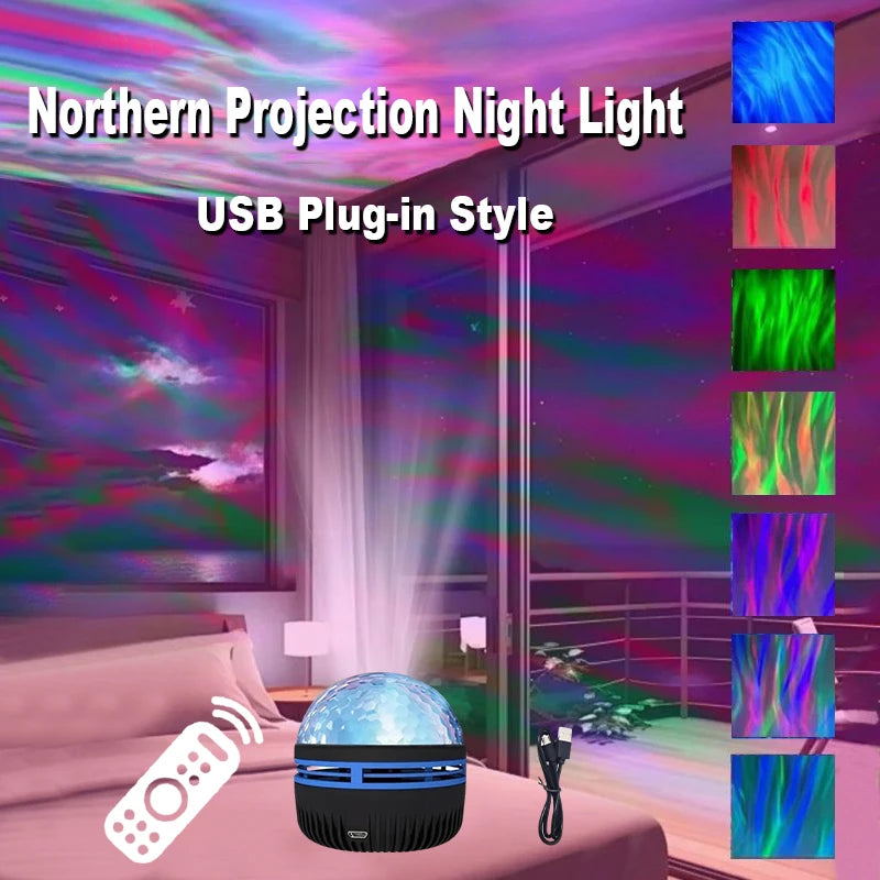 Northern Lights Night Light LED Porjection Lamp