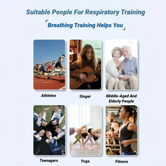Portable Breathing Device Endurance Workout with Adjustable Resistances
